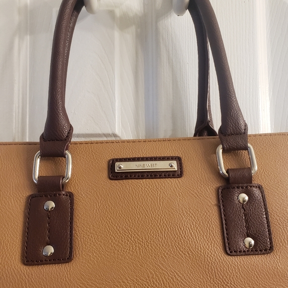 NINE WEST WOMEN'S HANDBAG PURSE BROWN - Picture 8 of 9